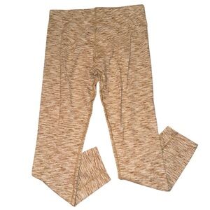 Outdoor Voices tan cream space dye full length leggings women’s size XL